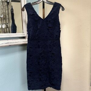 banana republic factory lace dress Banana Republic Factory Black Long Sleeves Lace Dress Size 4P
